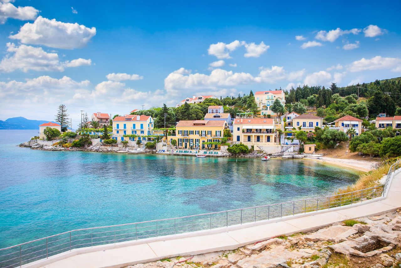 bigstock-Fiskardo-village-on-Kefalonia--85178579